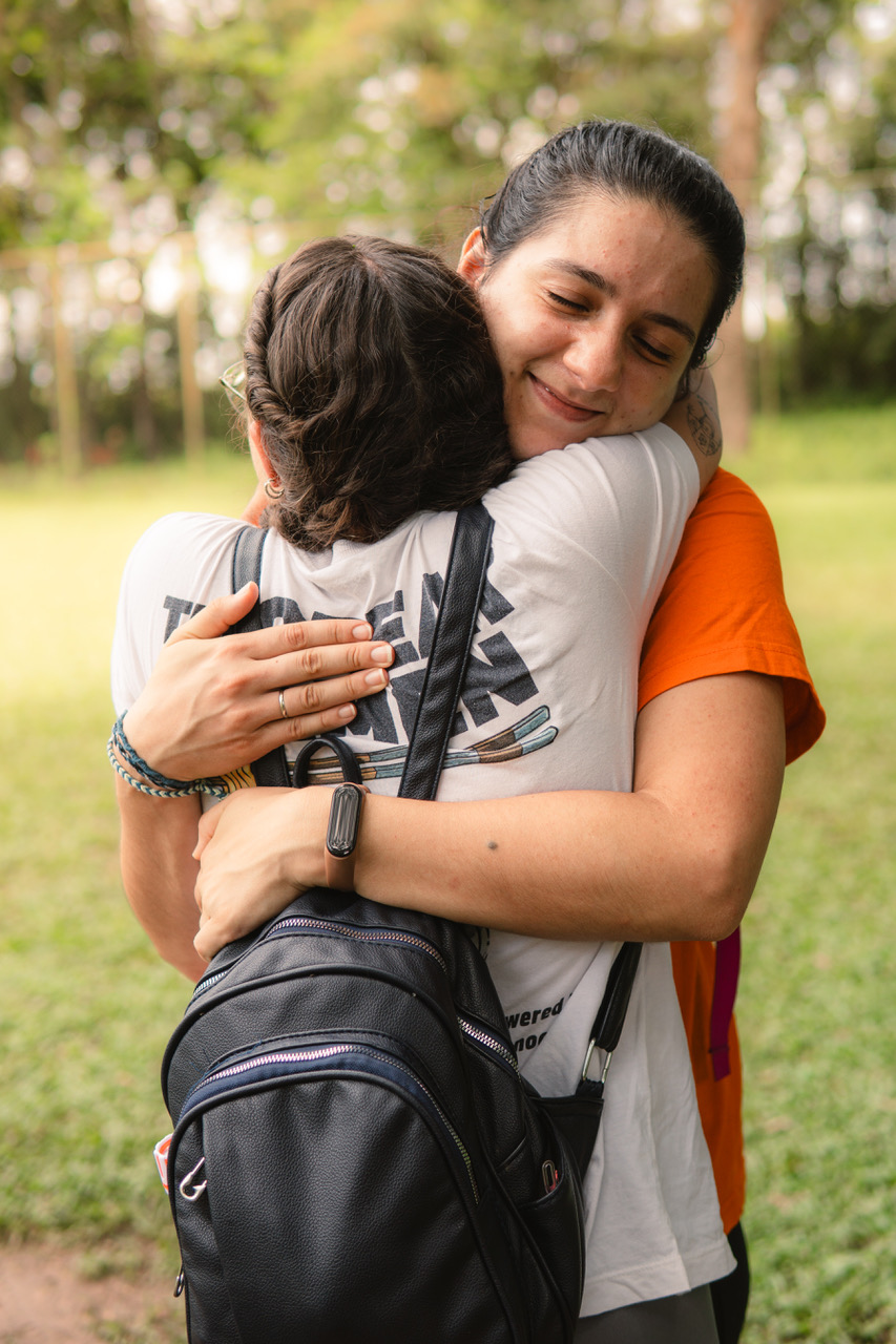 Camp counselors embracing