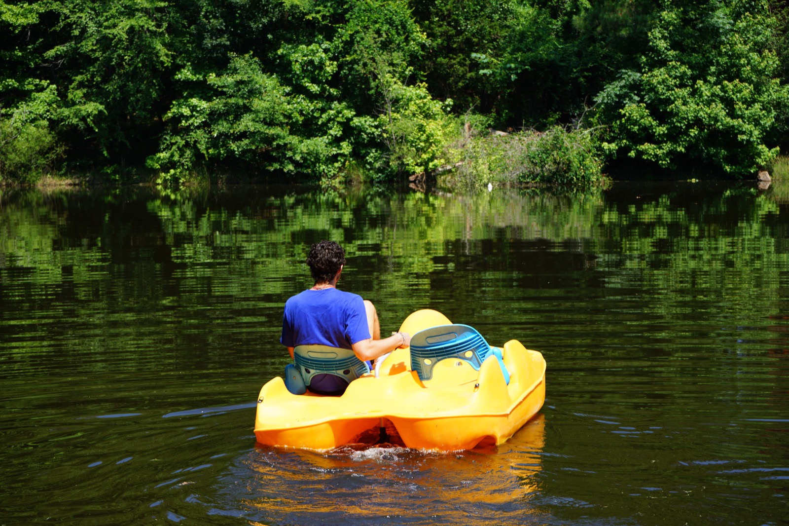 Campers enjoying outdoor activities